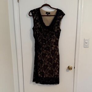 Ronni Nicole Black Lace Mini Dress